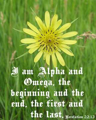 I am Alpha and Omega Rev 22:13 Poster