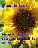 I am the door - John 10:9 - Poster