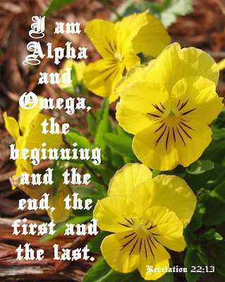 I am Alpha and Omega Rev 22:13 Poster