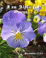 I am Alpha and Omega Rev 22:13 Poster