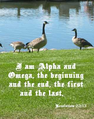 I am Alpha and Omega Rev 22:13 Poster