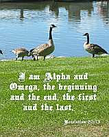 I am Alpha and Omega Rev 22:13 Poster