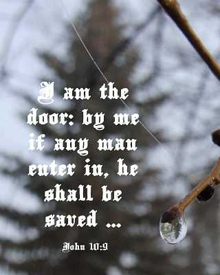 I am the door - John 10:9 - Poster