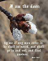 I am the door - John 10:9 - Poster