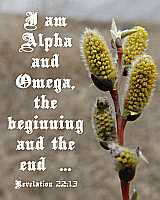 I am Alpha and Omega Rev 22:13 Poster