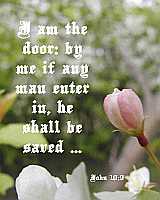 I am the door - John 10:9 - Poster